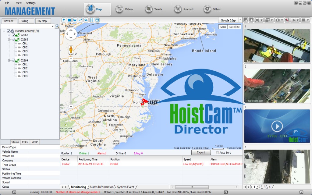 HoistCam_Director_Client_Screenshot