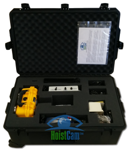 HoistCam in rugged transport case