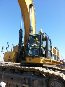 Mounting Monitor from Tripod Mounted HoistCam inside of Excavator