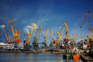 Harbor cranes, no room for error