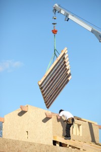 Crane load overhead